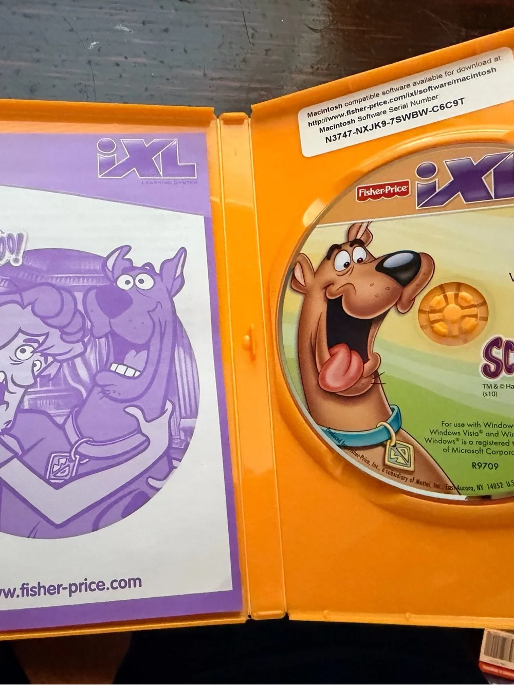 Five Fisher Price iXL learning system games (DVDs) ages 3-7